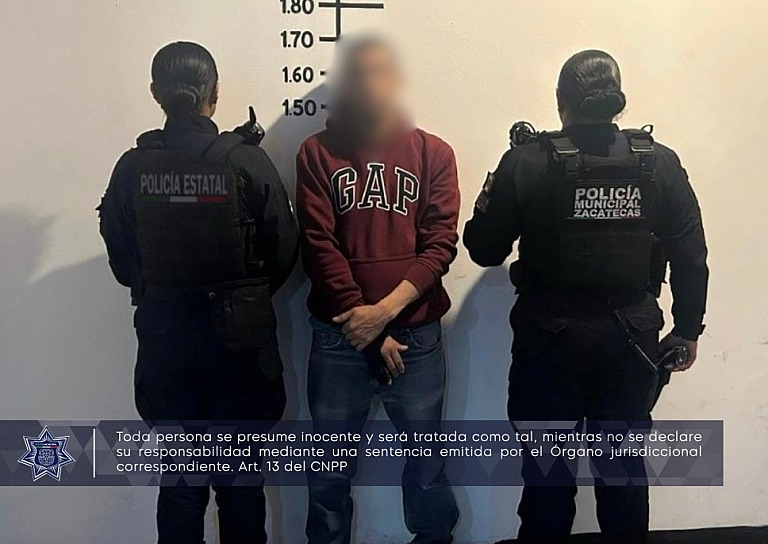  DETIENEN A SUJETO POR PRESUNTA AGRESIÓN A SU PAREJA