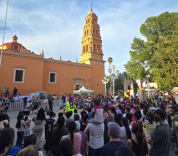 FESTEJA POLICÍA DE SEGURIDAD VIAL A LA NIÑEZ FRESNILLENSE EN LA RINCONADA DE LA PURIFICACIÓN