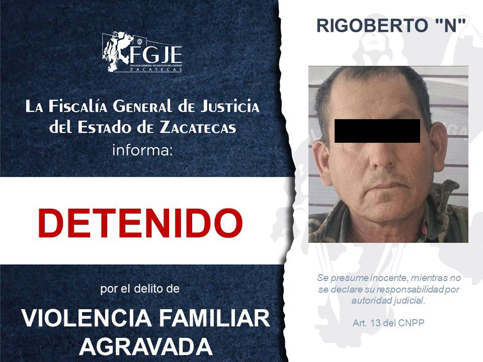 DETENCIONES Y ÓRDENES DE APREHENSIÓN Y COMPARECENCIA EN ZACATECAS