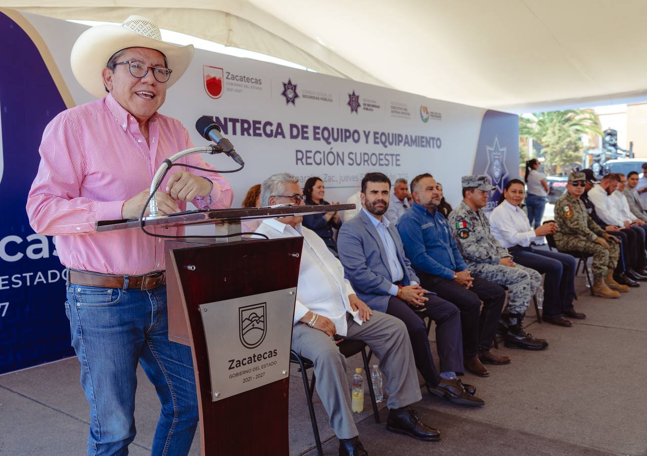 FORTALECIMIENTO DE LA SEGURIDAD EN ZACATECAS CON INFRAESTRUCTURA Y EQUIPAMIENTO EN LA REGIÓN SUROESTE
