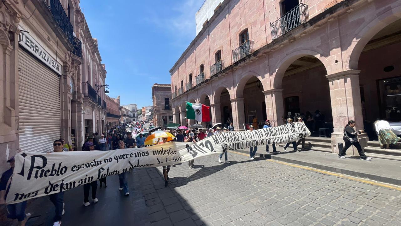 PARTICIPAN CERCANOS A LAS 8 MIL PERSONAS EN LA MARCHA DEL DÍA INTERNACIONAL DEL TRABAJO EN ZACATECAS