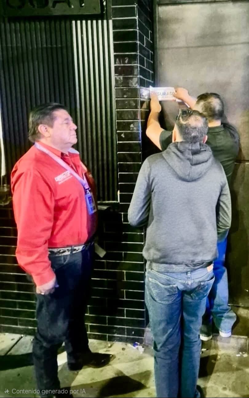 CLAUSURAN BAR EN FRESNILLO POR PRESENCIA DE MENORES DE EDAD