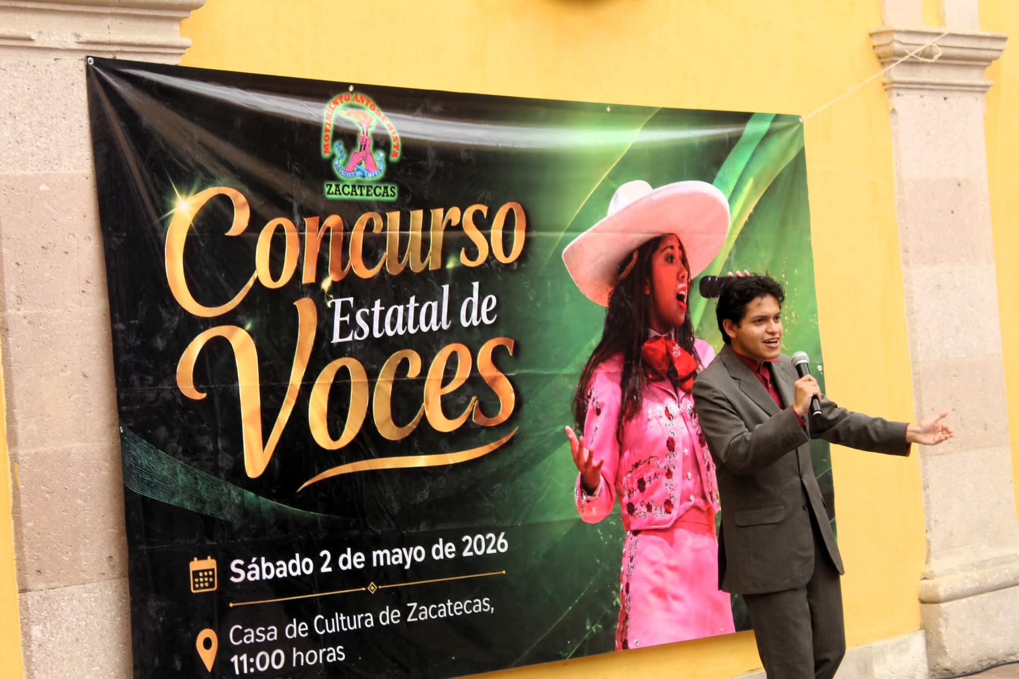 REALIZA MOVIMIENTO ANTORCHISTA CONCURSO DE VOCES EN ZACATECAS