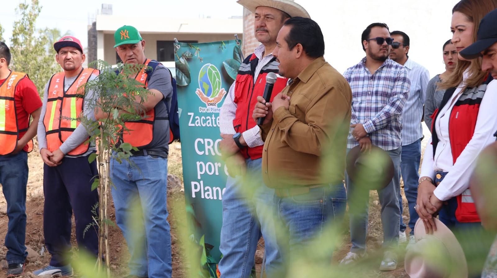IMPULSAN CUIDADO AMBIENTAL EN CALERA CON EL PROGRAMA SEMBRANDO VIDA