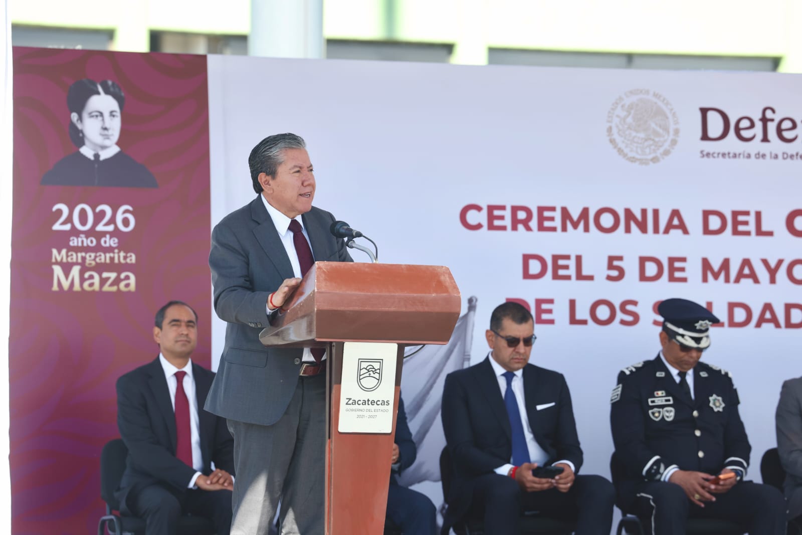 ENCABEZA DAVID MONREAL ACTOS POR BATALLA DE PUEBLA