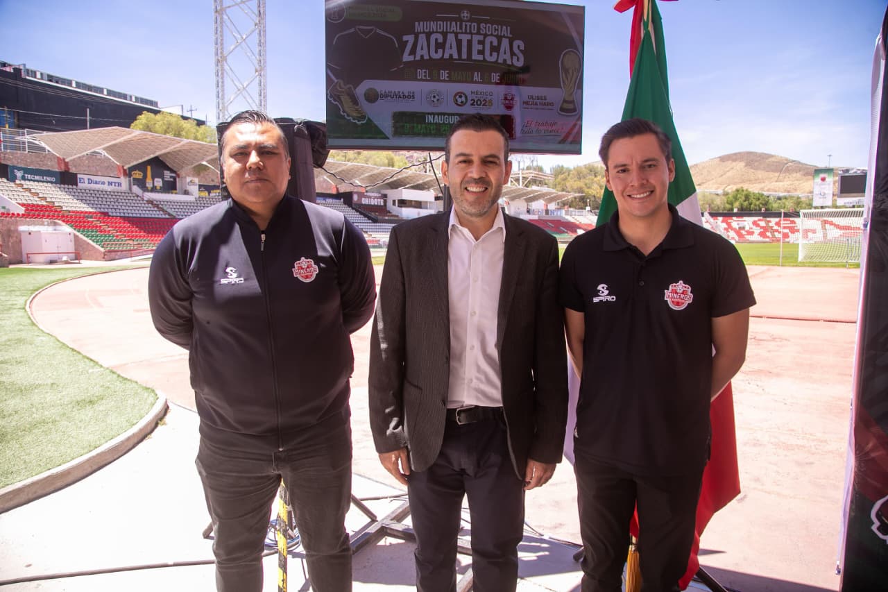 ARRANCARÁ EN ZACATECAS “MUNDIALITO SOCIAL” EL PRÓXIMO SÁBADO