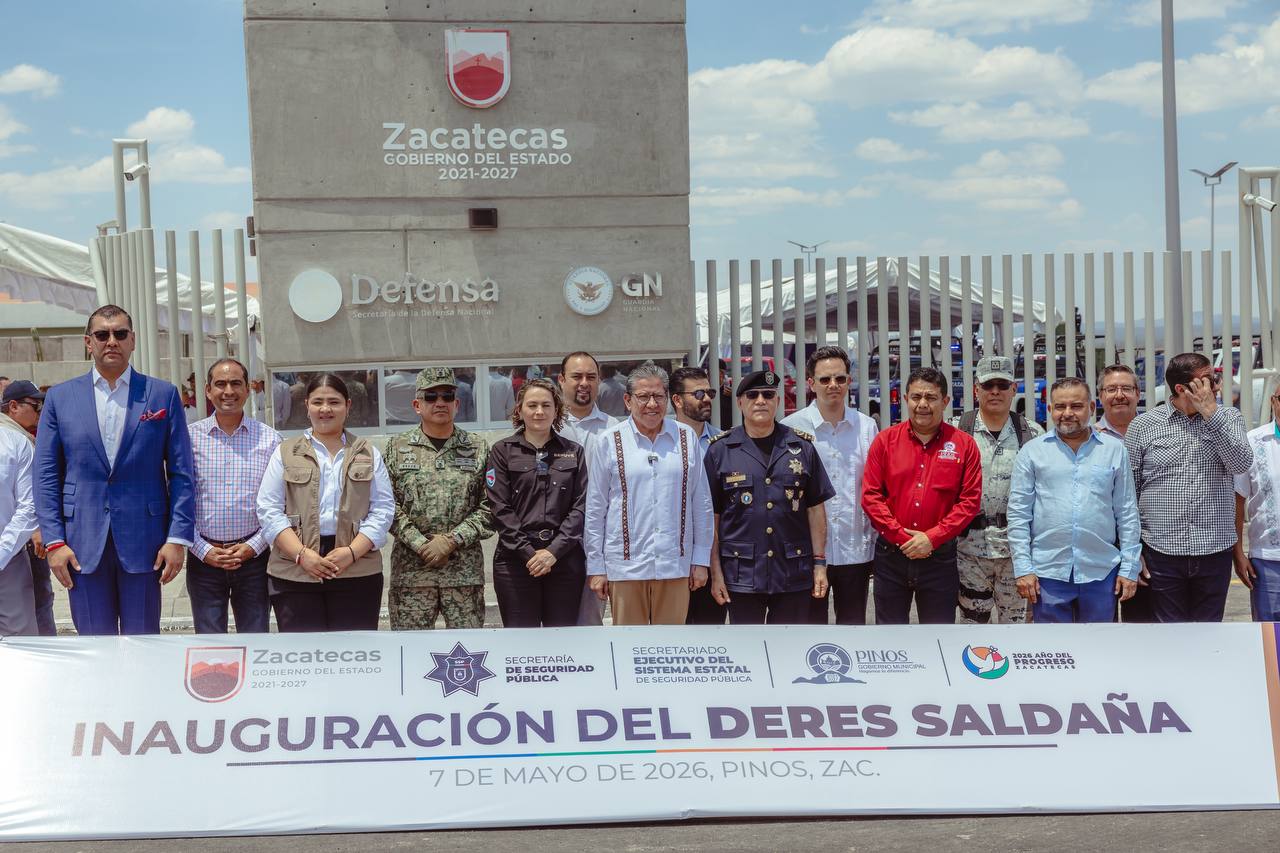 DERES SALDAÑA-PINOS, NUEVA PIEZA EN LA ESTRATEGIA DE SEGURIDAD DE ZACATECAS