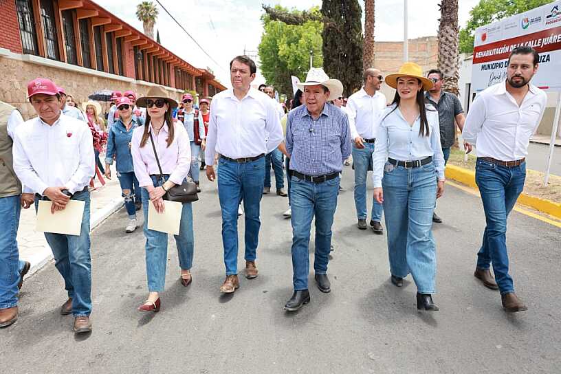 INVIERTEN 7 MDP EN MODERNIZACIÓN DE 10 CALLES EN MIGUEL AUZA