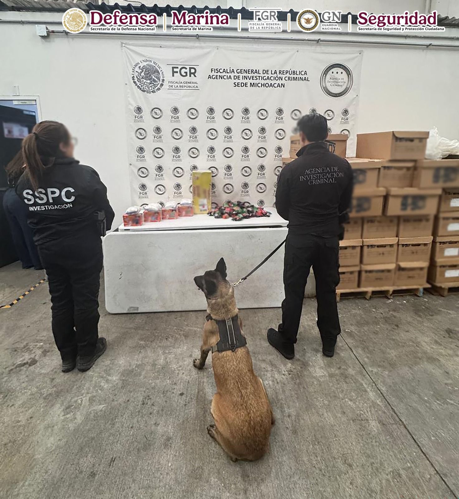 ASEGURAN FGR Y SSPC METANFETAMINA OCULTA EN DULCES