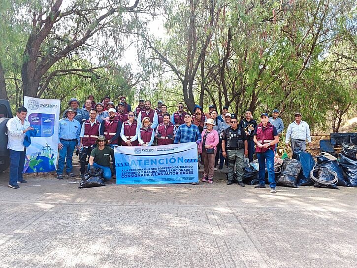REFUERZA ZACATECAS LIMPIEZA DE ARROYOS PARA PREVENIR INUNDACIONES