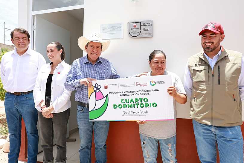 UN CUARTO PARA MELINA: MIGUEL AUZA RECIBE NUEVAS HABITACIONES PARA FAMILIAS