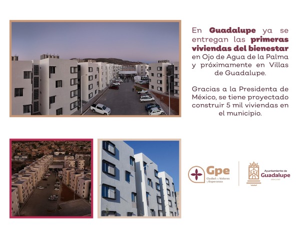 Entrega de viviendas en guadalupe 