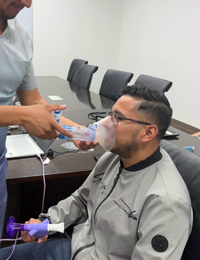 ESPIROMETRÍA, EFICAZ PRUEBA PARA DETECTAR PROBLEMAS RESPIRATORIOS: SSZ
