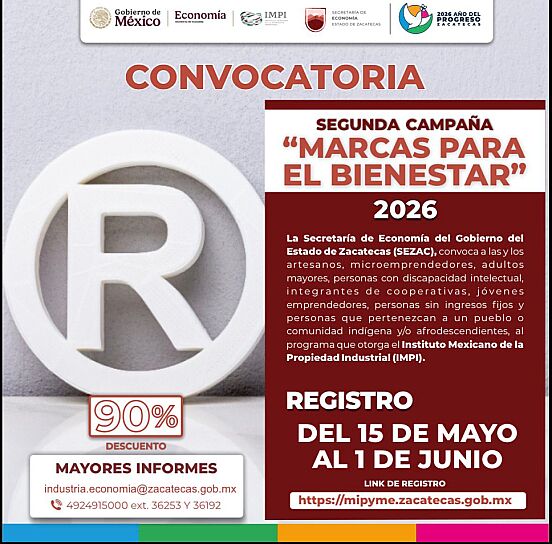 BUSCA SEGUNDA CAMPAÑA “MARCAS PARA EL BIENESTAR” IMPULSAR EMPRENDIMIENTO EN ZACATECAS