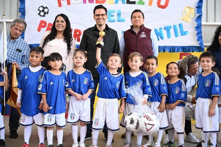 REHABILITAN CANCHA DE JARDÍN DE NIÑOS EN ZACATECAS