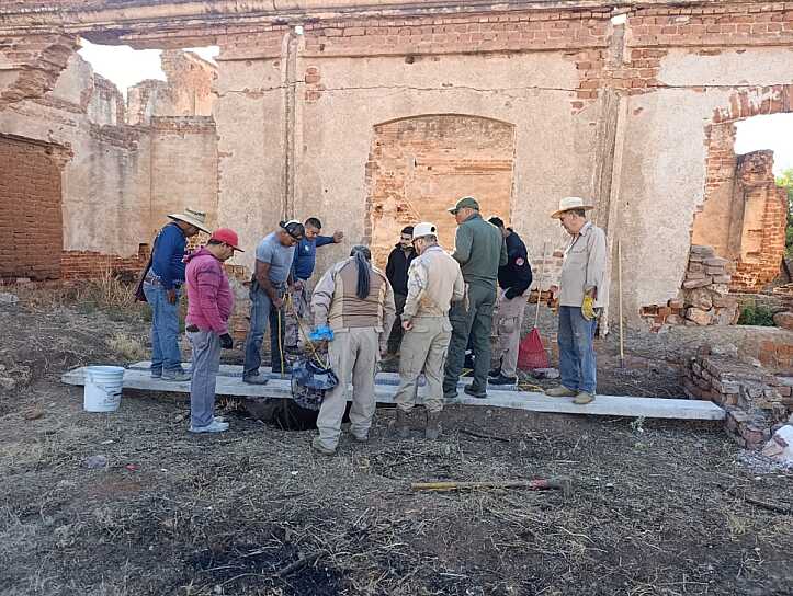 BUSCAN INDICIOS EN NORIA DE GUADALUPE COMO PARTE DE LABORES FORENSES POR DESAPARECIDOS