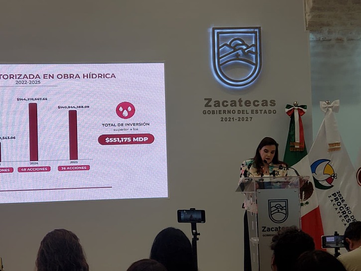 IMPULSAN OBRAS HÍDRICAS PARA GARANTIZAR AGUA POTABLE EN LOS 58 MUNICIPIOS