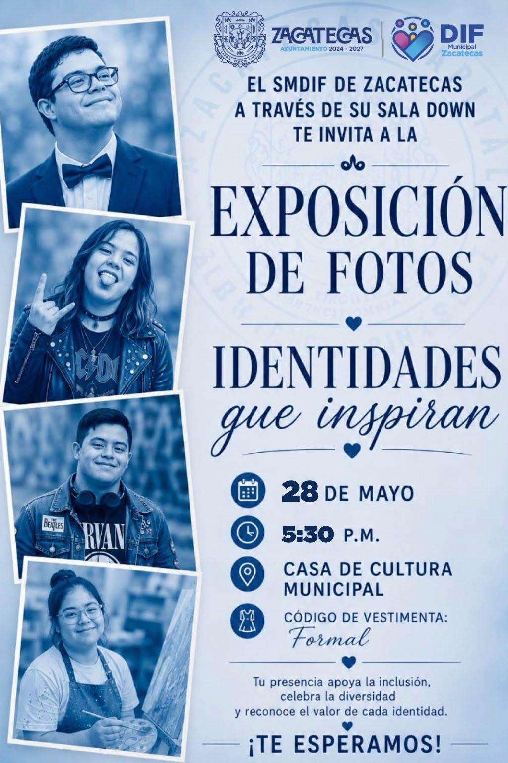PRESENTA DIF ZACATECAS EXPOSICIÓN FOTOGRÁFICA “IDENTIDADES QUE INSPIRAN”
