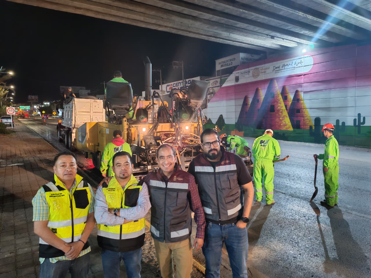 SUPERVISA PEPE SALDÍVAR OBRAS DEL PROGRAMA NACIONAL DE CONSERVACIÓN DE CARRETERAS