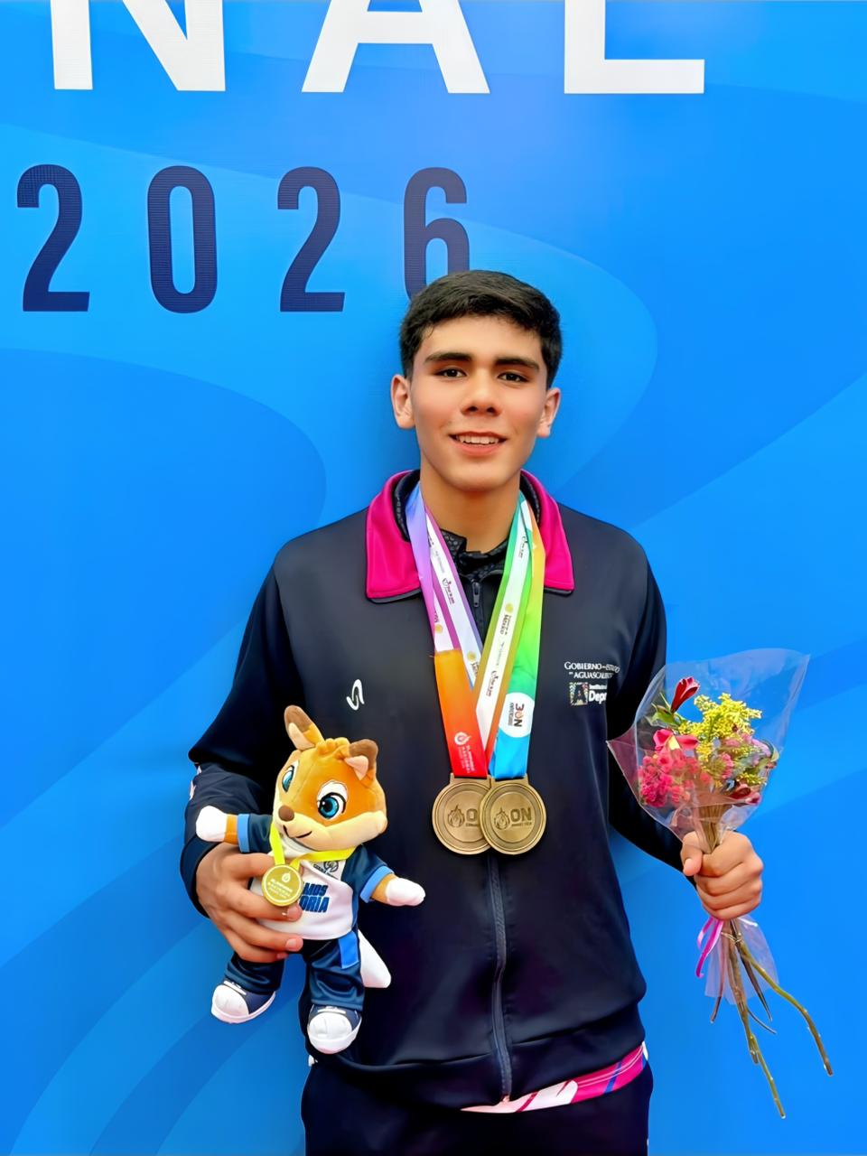 CONQUISTA JORGE VELÁZQUEZ DOBLE ORO EN OLIMPIADA NACIONAL CONADE