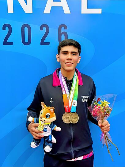 CONQUISTA JORGE VELÁZQUEZ DOBLE ORO EN OLIMPIADA NACIONAL CONADE