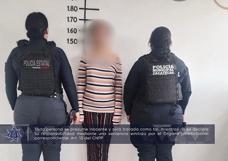 DETIENEN A MUJER TRAS AGRESIÓN CON ARMA BLANCA EN ZACATECAS