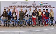 ESTRENA DESPUÉS DE 40 AÑOS, SECUNDARIA DE TEPECHITLÁN NUEVOS ESPACIOS