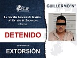 DETIENEN A GUILLERMO “N” POR PRESUNTA EXTORSIÓN A EMPRESARIOS