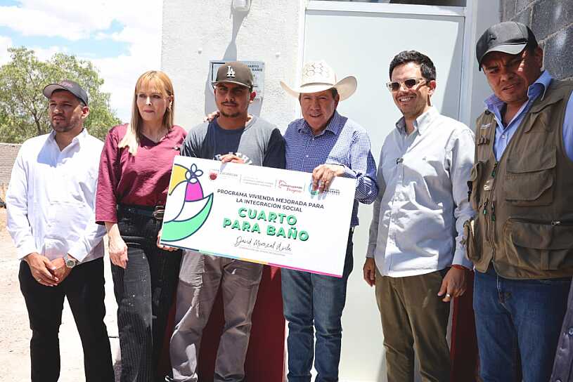 MEJORAN VIVIENDAS DE FAMILIAS EN CHILITAS CON NUEVOS CUARTOS Y BAÑOS
