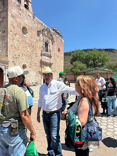 EXPRESA CARLOS PUENTE RESPALDO A SHEINBAUM DURANTE RECORRIDO EN NOCHISTLÁN