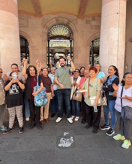 DESTACA SANTOS GONZÁLEZ RESPALDO CIUDADANO A SHEINBAUM EN PLAZA DE ARMAS