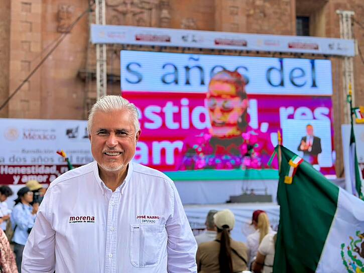 CELEBRA JOSÉ NARRO SEGUNDO INFORME DE CLAUDIA SHEINBAUM