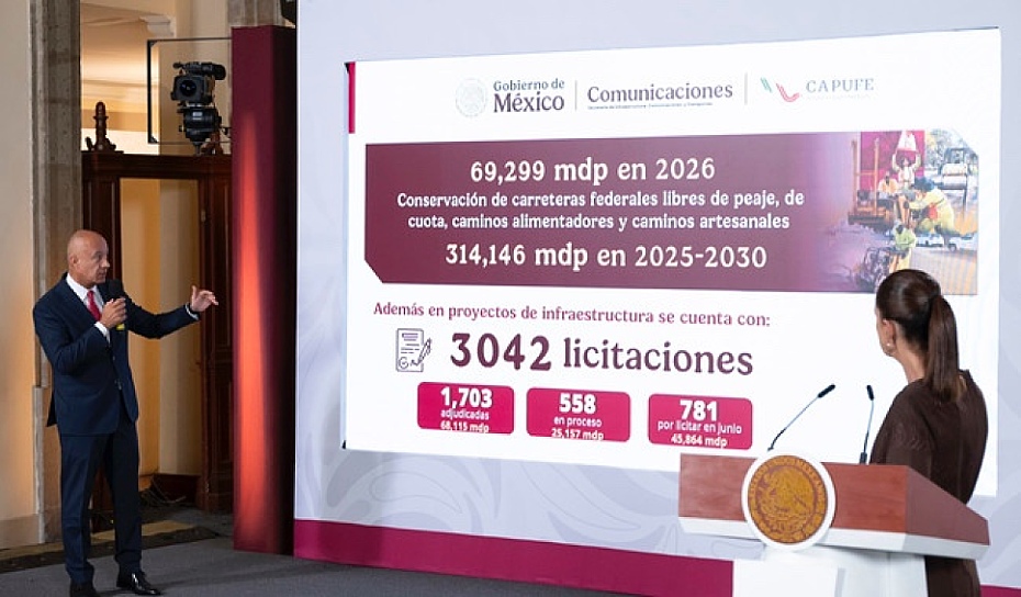 BENEFICIARÁN OBRAS EN CAMINOS ARTESANALES A 327 MIL PERSONAS, INFORMA SHEINBAUM