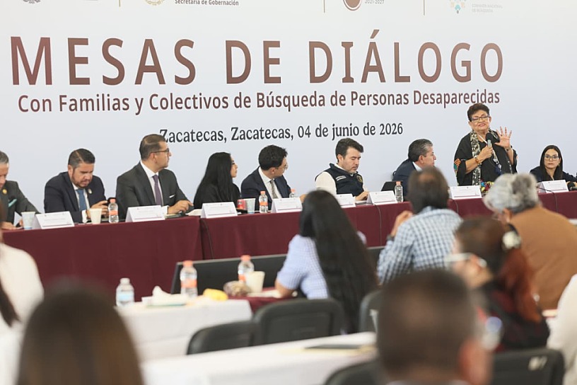 CONCENTRAN EN ZACATECAS DIÁLOGO SOBRE DESAPARICIONES