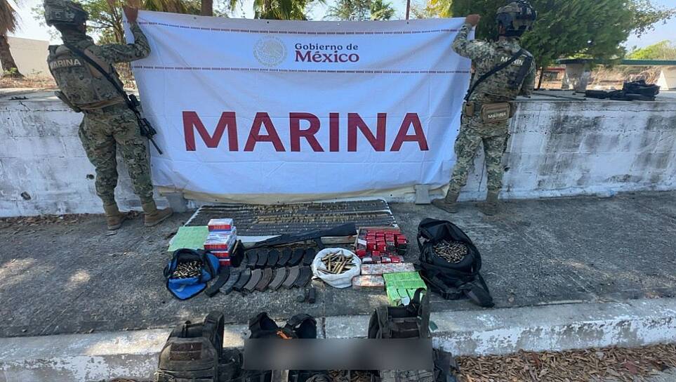 DECOMISAN EXPLOSIVOS, ARMAS Y MUNICIONES EN SINALOA