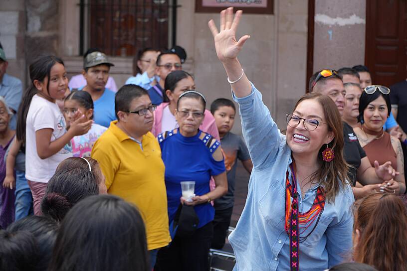 LLAMA VERO DÍAZ DESDE TLALTENANGO A DEFENDER LA TRANSFORMACIÓN Y PROGRAMAS SOCIALES