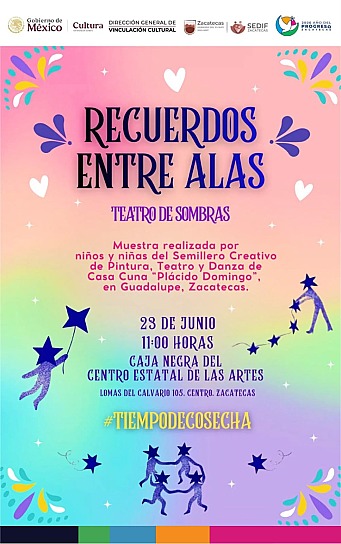 PRESENTAN NIÑAS Y NIÑOS MUESTRA DE TEATRO DE SOMBRAS "RECUERDOS ENTRE ALAS"