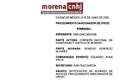 INICIA MORENA PROCEDIMIENTO CONTRA ROGELIO GONZÁLEZ POR VIDEO