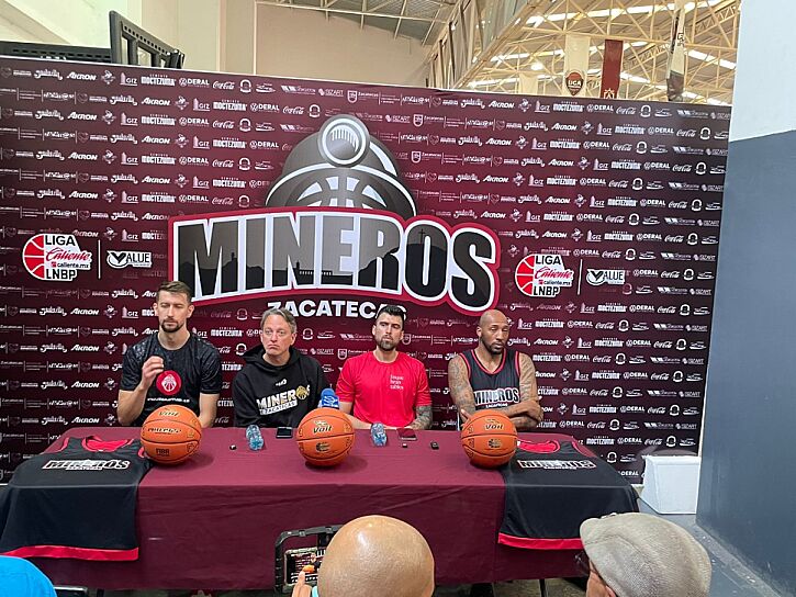 MINEROS DE ZACATECAS, LISTOS PARA DEBUTAR EN LA LNBP