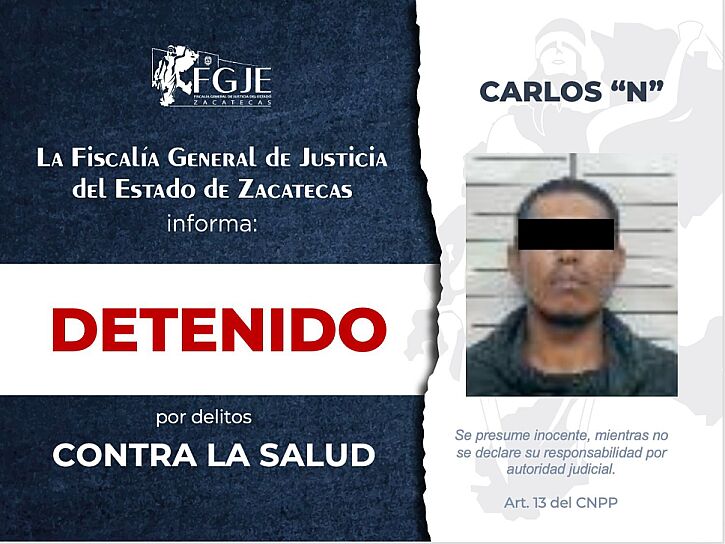 DETIENE FGJEZ A SEIS PERSONAS CON ÓRDENES DE APREHENSIÓN