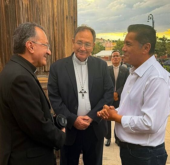 DESTACA CARLOS PUENTE VISITA DE NUNCIO APOSTÓLICO A ZACATECAS