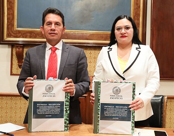 REALIZAN ENTREGA-RECEPCIÓN DEL TSJEZ AL ÓRGANO DE ADMINISTRACIÓN JUDICIAL