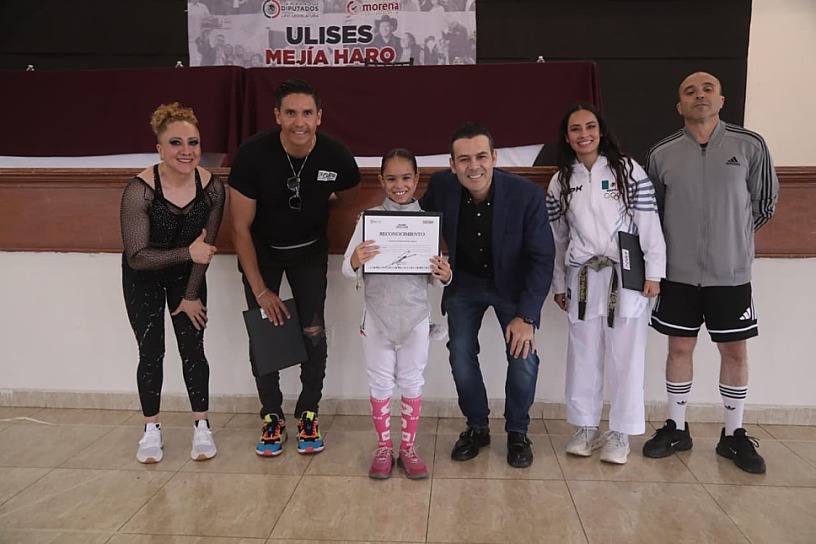 IMPULSA ULISES MEJÍA ENCUENTRO DEPORTIVO Y RECONOCE TALENTOS