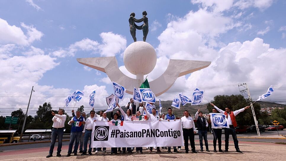 PROTESTA PAN ZACATECAS EN DEFENSA DE MIGRANTES