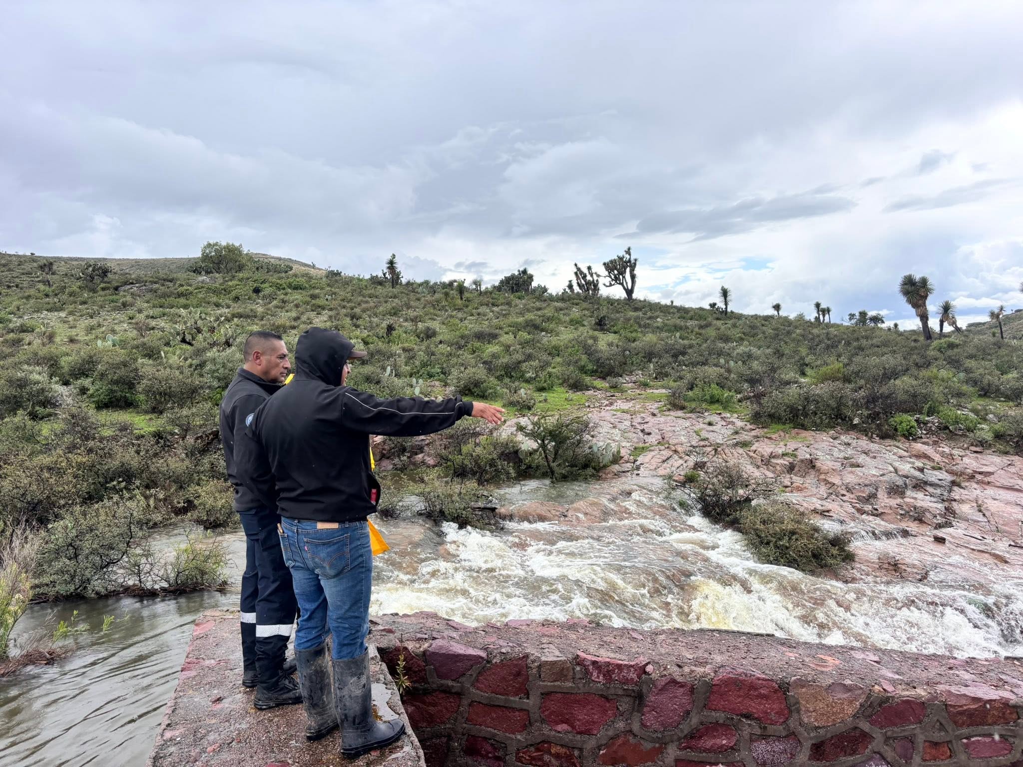 SUPERVISAN DESFOGUE Y NIVELES DE LA PRESA CALERILLA