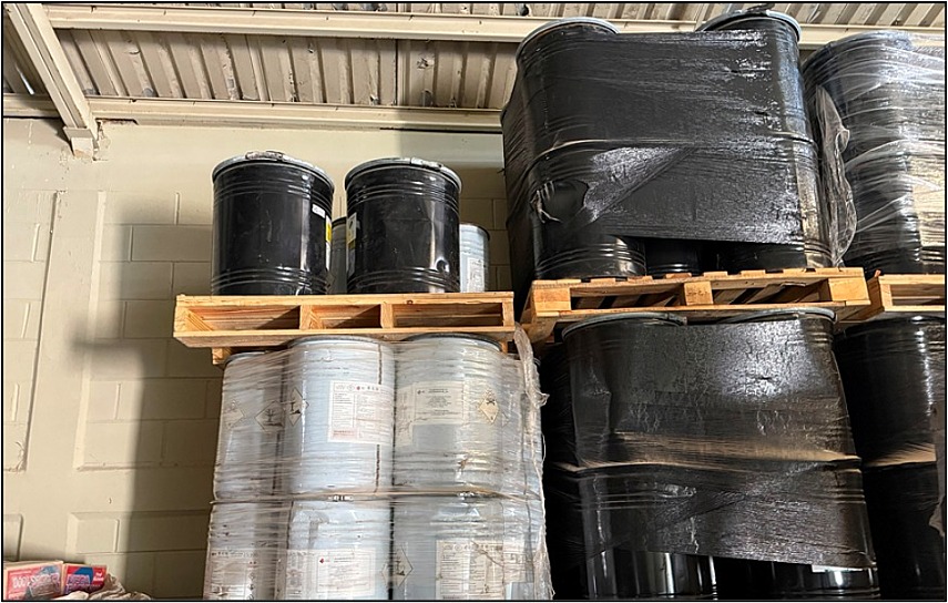 ASEGURAN FUERZAS FEDERALES 24 MIL LITROS DE METANFETAMINA