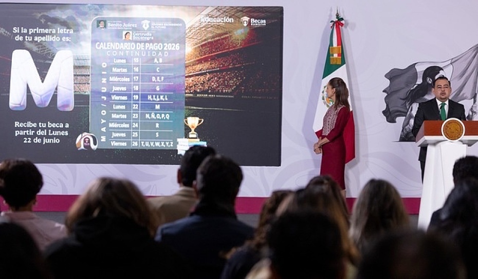 BECAS PARA EL BIENESTAR BENEFICIAN A 12.8 MILLONES DE ESTUDIANTES: SHEINBAUM