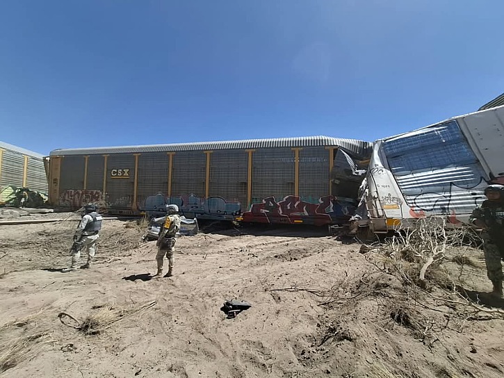 SE DESCARRILA EL TREN EN FRANCISCO R. MURGUÍA