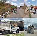 LIMPIA GUADALUPE BASURA ARROJADA POR CAMIONES RUMBO A SAUCEDA