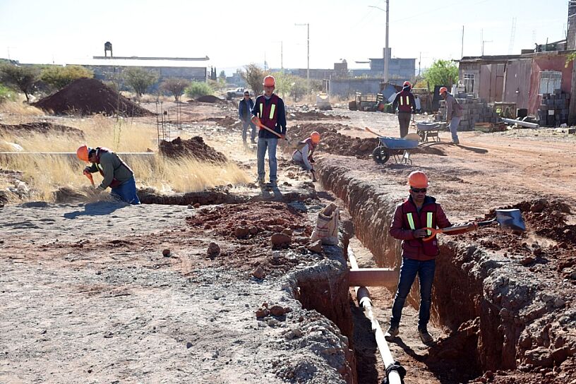 AMPLÍAN EN GUADALUPE RED DE AGUA POTABLE